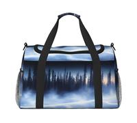Misty Forest Sac de voyage pour homme et femme, convient pour les voyages et les activités de plein air