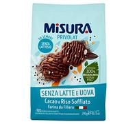 MISURA Privolat Souffle De Riz Biscuits & Cacao 290 Grammes Collation Petit-Déjeuner