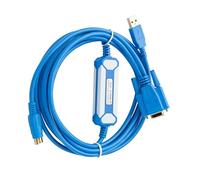 MISUVRSE Câble de programmation de connexion de données, câble de téléchargement pour le réglage des paramètres sur les écrans tactiles AH/DVP/DOPTP pour le transfert de données sur l'écran