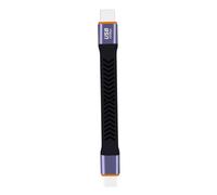MISUVRSE Câble USB C vers C 100 W Charge rapide 40 Gbit/s Synchronisation des données Vidéo 4K Courte Longueur 10 cm FPC Fil souple pour l'électronique