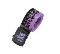 MISUVRSE Ceinture large en nylon résistant à l'usure pour manteau jeans résistant à l'usure pour homme et femme, violet, taille unique
