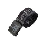 MISUVRSE Ceinture large en nylon résistant à l'usure pour manteau jeans résistant à l'usure pour homme et femme, gris, taille unique