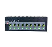 MISUVRSE Console de mixage compacte 4 canaux en métal avec 6 prises 35 mm pour tables de mixage stéréo Live et Studio