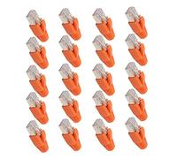 MISUVRSE Fiche de module RJ45 Cat7 plaqué or 50 μ de qualité supérieure avec blindage métallique pour un transfert de données sûr et stable - Câble d'alimentation à sertir