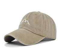 MISUVRSE Filles Broderie Montagne Baseball Voyages accrocheurs Réunir Visières Adolescents Pour Cyclisme Randonnée Chapeaux Pour Femmes Sport Golf Protection Solaire, kaki, taille unique