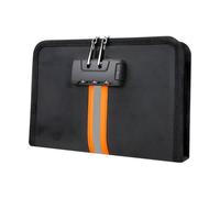 MISUVRSE Poche ignifuge avec plusieurs compartiments, sécurité du code de passe et plan compact pour l'organisation sûre des visas, de l'argent liquide et des mises en page, poche pour documents