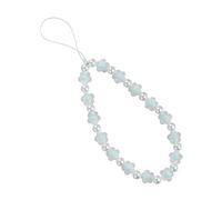 MISUVRSE Porte-clés Avec Dragonne En Perles De Fleurs Pour Filles Et Femmes Bijoux Mignons Faits À La Main Chaîne Téléphone Avec Lanière Chaîne Fleurs Colorées Léger