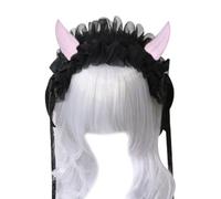 MISUVRSE Serre-tête en forme de corne de diable de dessin animé pour enfants et adultes