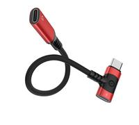 MISUVRSE Type Sound Link avec puce numérique, mélange d'aluminium, casque de charge combiné, processeur Jacob, puce numérique, câble de charge USB