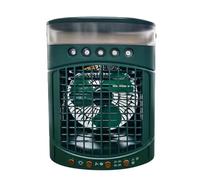 MISUVRSE Ventilateur brumisateur portable rechargeable par USB sans pales avec trois réglages de vitesse et veilleuse colorée sans pales