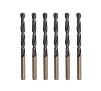 Misuyue 6pcs Foret Metal Hélicoïdaux, 5.2mm HSS Forets Meche Metal Professional pour Cuivre Fer Inox Alliage Aluminium Bois