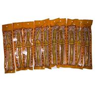 Miswak - Siwak - Lot de 10 brosses à dents en bois frais (orange)