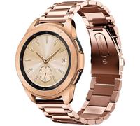 mit Bracelet Samsung Galaxy Watch 42MM/S2 Classic/Active/Garmin Vívomove Trend/Huawei Watch GT 4 42MM/AMAZFIT GTR MINI,20MM Or Rose Femme Acier Inoxydable Métal Montre Band
