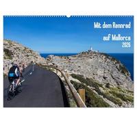 Mit dem Rennrad auf Mallorca (Wandkalender 2026 DIN A2 quer), CALVENDO Monatskalender: Landschaftsaufnahmen beliebter Radrouten.