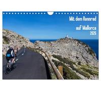 Mit dem Rennrad auf Mallorca (Wandkalender 2026 DIN A4 quer), CALVENDO Monatskalender: Landschaftsaufnahmen beliebter Radrouten.