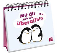 Mit dir geh ich überallhin: Kleiner Aufsteller mit romantischen Liebeserklärungen für deinen Herzenmenschen | Perfekt als Geschenk zum Valentinstag, Jahrestag oder einfach so