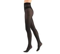 MITAAMI Collants épais à Motifs Noirs pour Femmes Résille Opaque Collants en Maille pour Dames Collants Transparents et Extensibles Bas Sensuels Brillants 60 Deniers [Fabriqué en Italie]