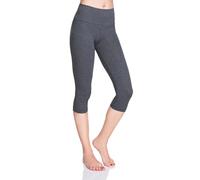 MITAAMI - Legging Court de Sport - Taille Haute/empiècement Gainant - LWP342 - Graphite - 50
