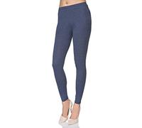 MITAAMI - Legging Long pour Femme P25 - très Doux/Confortable - Grandes Tailles - Taille 56 - Denim