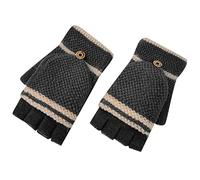 Mitaine Femme Hiver Chaud, Gants Mitaine Hiver Epais Tricotés Arm Mitaine Gants Chauff Femme Fille Gants Demi-Doigt Chauds Chic y2k Thermique Cadeaux Gants Brodés à La Main