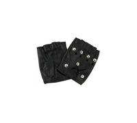 Mitaine - MES VERRINES - Cuir Rock - Noir - Simili-cuir - Style Rock