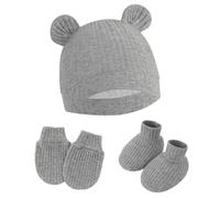 Mitaines à main pour nouveau-nés, chapeau de pépinière, chaussures pour garçon et fille, ensemble de mitaines et chaussettes pour tout-petits
