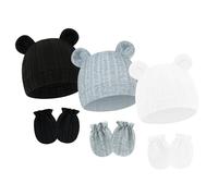Mitaines anti-rayures, gants avec capuchon d ' oreille, Set 01