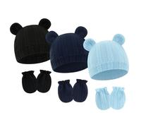 Mitaines anti-rayures, gants avec capuchon d ' oreille, Set 02