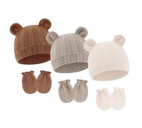 Mitaines anti-rayures, gants avec capuchon d ' oreille, Set 05