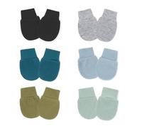 Mitaines anti-rayures poignet pour garçons et filles de 0 à 12 mois, gants en coton respirants pour bébé
