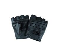 Gants Biker Leather Fingerless Mil-Tec - Black XS