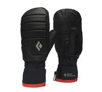 Black Diamond – Moufles Progression Mitts de freeride – PrimaLoft® & GORE‑TEX, cuir – Noir M