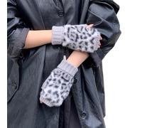 Mitaines chaudes à imprimé animal | Avec panneaux en peluche et base extensible