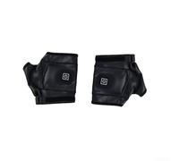 Mitaines chauffantes, gants chauffants électriques étanches pour l'extérieur, chauffe-mains en cuir rechargeables par USB avec 3 réglages de température pour le cyclisme (M)