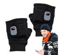 Mitaines chauffantes rechargeables - Touchscreen 3 vitesses réglables avec chargement USB | Gants électriques pour femme, gants chauffants fins à chauffage rapide, gants chauffants pour l'hiver
