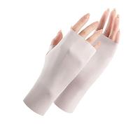 Mitaines de conduite pour femme - Protection solaire - Anti-UV - Sans doigts - En soie - T1K2