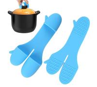 Mitaines de cuisine,Gants de cuisine anti-chute à trois doigts | Gants thermiques de four pour cuisiner | Pour cuisiner griller barbecue micro-ondes homme femme camping