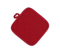 Mitaines de Cuisine résistantes à la Chaleur, 2 Supports casseroles antidérapants en Coton, Coussinets Chauds, compatibles for Cuisson au Four Barbecue(4PC-Red)