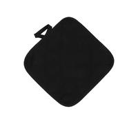 Mitaines de Cuisine résistantes à la Chaleur, 2 Supports casseroles antidérapants en Coton, Coussinets Chauds, compatibles for Cuisson au Four Barbecue(4PC-Black)