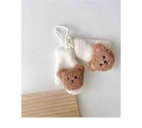 Mitaines De Dessin Animé Kawaii Pour Bébé,Ours Au Beurre,Chaud,Tout-Petit,Garçon,Fille,Nouveau-Né,Charmant,Automne,Hiver,Mode - Type White