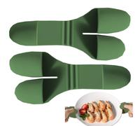 Mitaines De Four en Silicone - Mini Mitaines De Pince en Silicone pour Cuisine | Mini De Four Anti-dérapant pour Doigts, Petits Gants De Cuisine | pour Friture Cuisson
