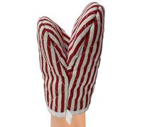 Mitaines de four Gants de cuisine rayés résistants à la chaleur pour micro-ondes - Doublure en coton Protection thermique Griller Cuisson Manipulation Bouclier anti-brûlure Protection des ustensiles d