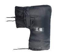 Mitaines de guidon pour vélo de montagne par temps froid, coupe-vent, coupe-vent, VTT, housse chaude pour poignée de vélo, gants d'hiver thermiques pour les mains chaudes et coupe-vent par temps froid