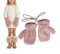 Mitaines de neige d'hiver pour filles, protection des mains par temps froid - Moufles d'hiver pour cour, jardin, patinage, ski, garçons et filles, d'âge préscolaire de 1 à 10 ans