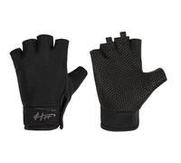 Mitaines de pêche antidérapantes - Gants de protection solaire - Gants de performance réglables pour homme et femme - Pour kayak, pagaie, escalade, cyclisme, voile, entraînement, sport, fitness (noir,