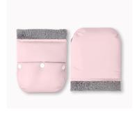 Mitaines De Poignée De Poussettes Pour Bébé En Polyester Imperméable Coupe-vent Avec Boutons Rapides Et Doublure En Polaire Douce Protège-mains Poussettes Douces Bébé