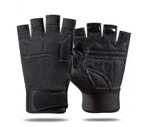 Mitaines de tir de l'armée militaire, gants tactiques demi-doigts pour hommes, gants tactiques pour sports de plein air, vélo, équitation, fitness, noir-M