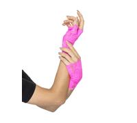 Mitaines Dentelle Roses Fluo Femme Taille Unique Multicolore