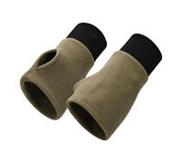 Mitaines d'hiver - Moufles coupe-vent | Demi-moufles d'hiver en polaire - Pour les trajets en camping, la randonnée, le cyclisme, la course à pied, la moto