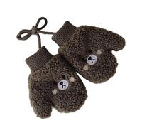 Mitaines D'hiver Pour Tout-petits Avec Corde De Suspension Cou Gants Isolés En Laine D'agneau Pour Bébé De 12 À 48 Mois Ours Accessoires D'hiver Pour Nourrissons
